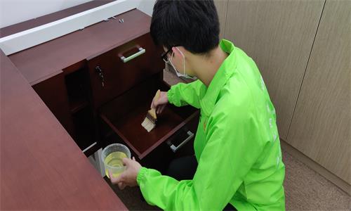【格安瑞環(huán)?！磕仙絽^(qū)華潤大廈B1辦公室裝修污染治理案例
